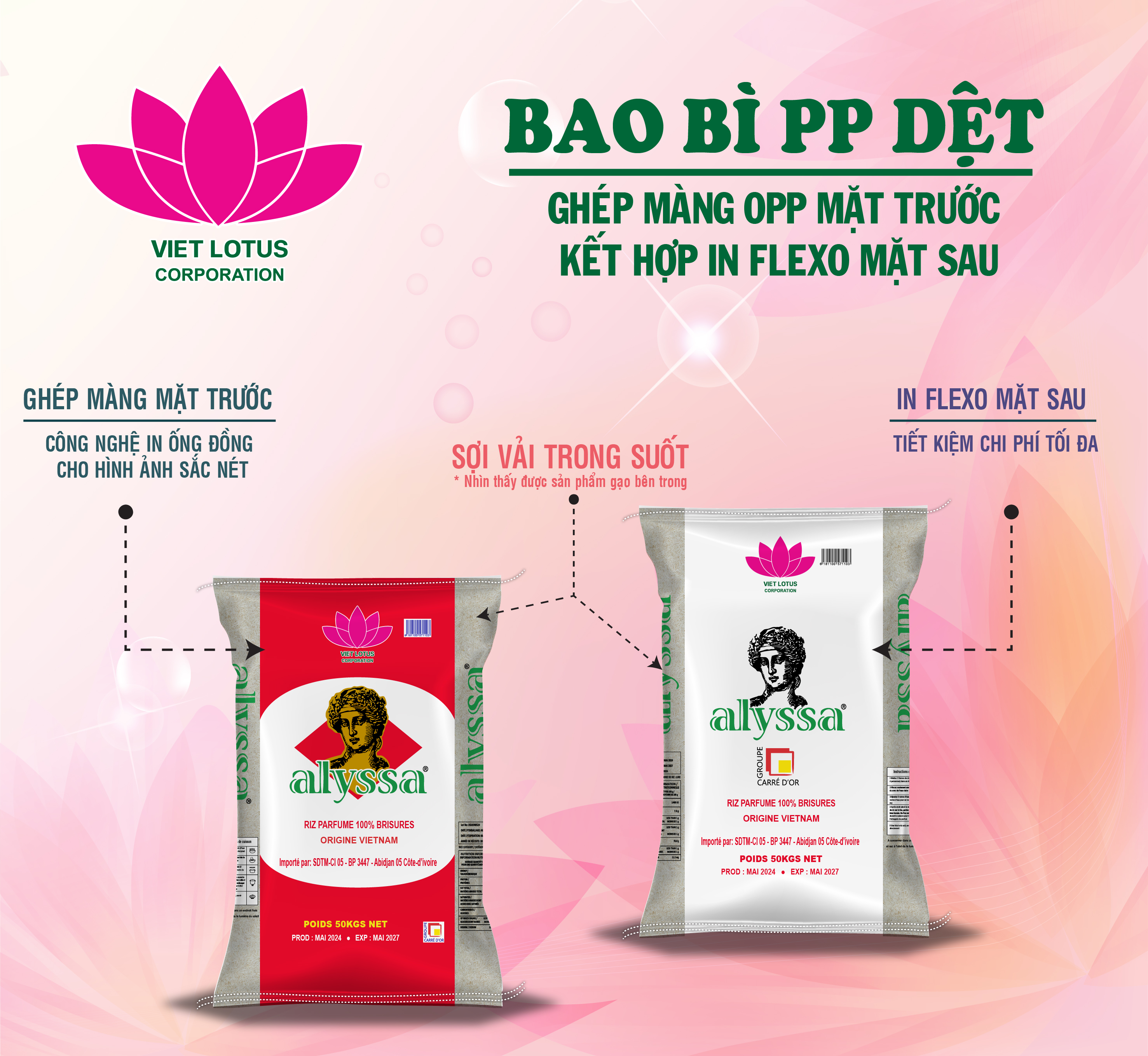 Bao PP dệt ghép màng BOPP