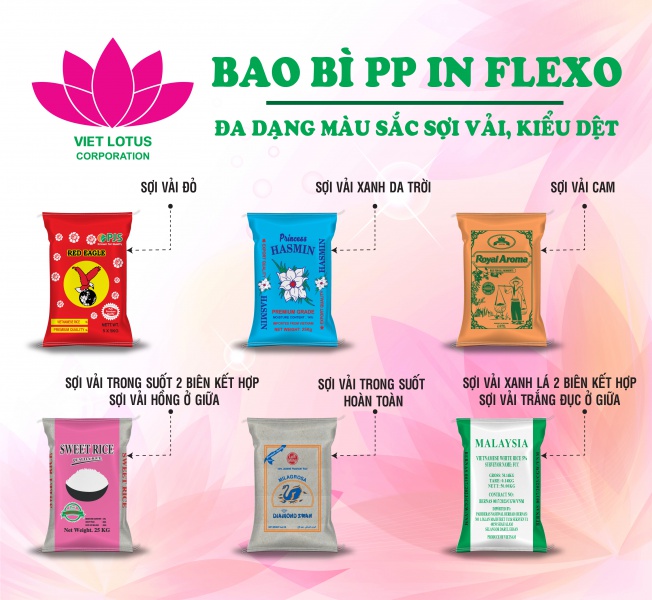 Bao PP dệt In Flexo